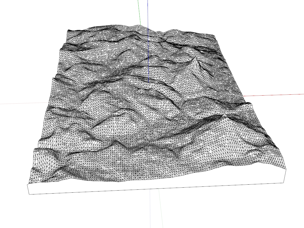Sketchup Terrain Finished